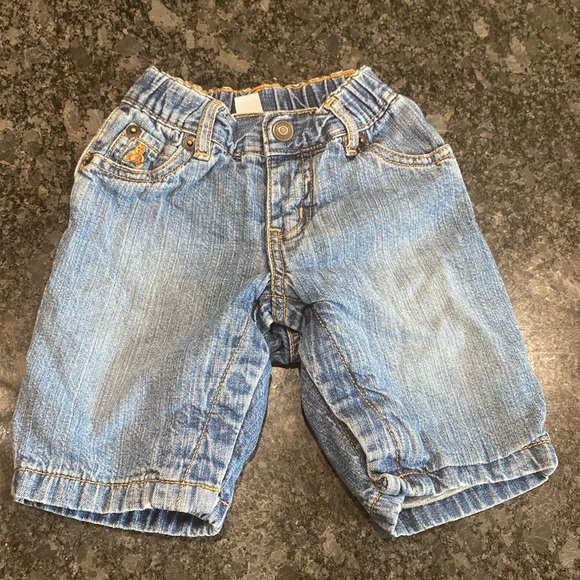 Vintage Baby GAP Denim lined pants Elastic Waist Up to 3 Months Unisex - Picture 1 of 3